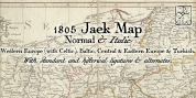 1805  Jaeck Map font download