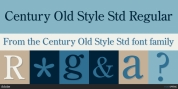 Century Old Style Std font download
