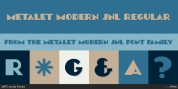Metalet Modern JNL font download