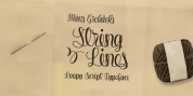 String Lines font download