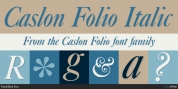 Caslon Folio font download