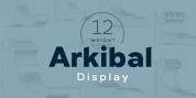 Arkibal Display font download