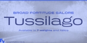 Tussilago font download