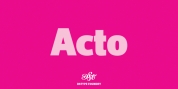 Acto font download