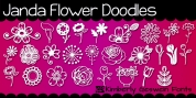 Janda Flower Doodles font download