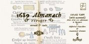 1689 Almanach font download