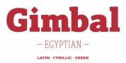 Gimbal Egyptian font download