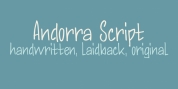 Andorra Script font download