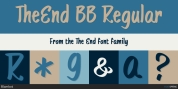 The End font download