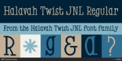 Halavah Twist JNL font download