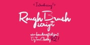 Rough Brush Script font download