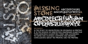 Missing Stone font download