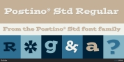 Postino Std font download