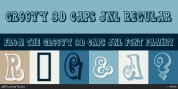 Groovy 3D Caps JNL font download