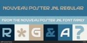 Nouveau Poster JNL font download