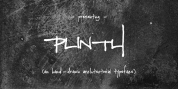 Plinth font download
