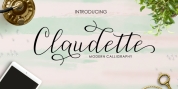 Claudette font download