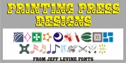 Printing Press Designs JNL font download