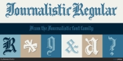 Journalistic font download