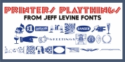 Printers Playthings JNL font download