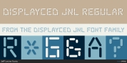 Displayced JNL font download