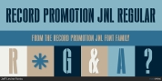 Record Promotion JNL font download