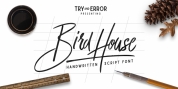 Bird House Script font download