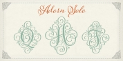 Adorn Solo font download
