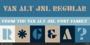 Van Alt JNL font download