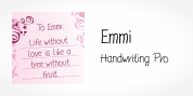 Emmi Handwriting Pro font download