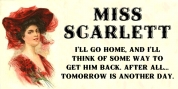 Miss Scarlett font download