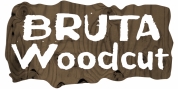 Bruta Woodcut font download