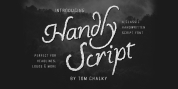 Handly Script font download