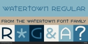 Watertown font download