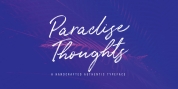Paradise Thoughts font download
