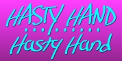 Hasty Hand font download