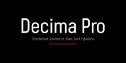 Decima Pro font download