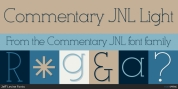 Commentary JNL font download