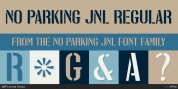 No Parking JNL font download