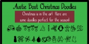 Austie Bost Christmas Doodles font download