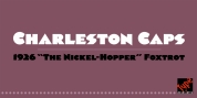 Charleston Caps font download