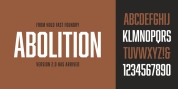 Abolition font download