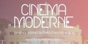 Cinema Moderne font download