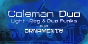 Coleman Duo font download
