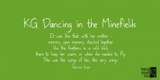 KG Dancing In The Minefields font download