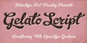 Gelato Script font download