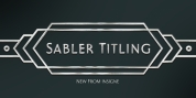 Sabler Titling Condensed font download