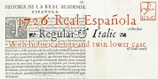 1726 Real Espanola font download