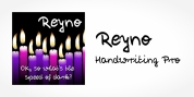 Reyno Handwriting Pro font download