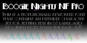 Boogie Nights NF Pro font download